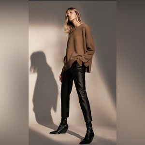 Zara Faux Leather Pants
